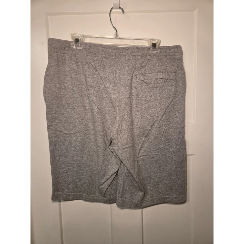 Nike Mens Sportswear Jersey Shorts Heather Grey XL Embroidered Logo BV2772-063